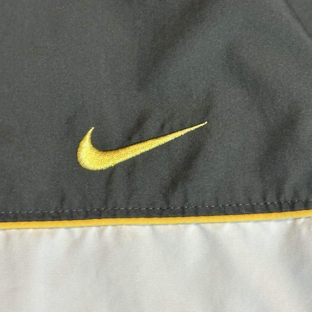 Nike Full Zip Track Jacket Black Gray Reflective Stripe Swoosh Logo Men's XL - Picture 4 of 12